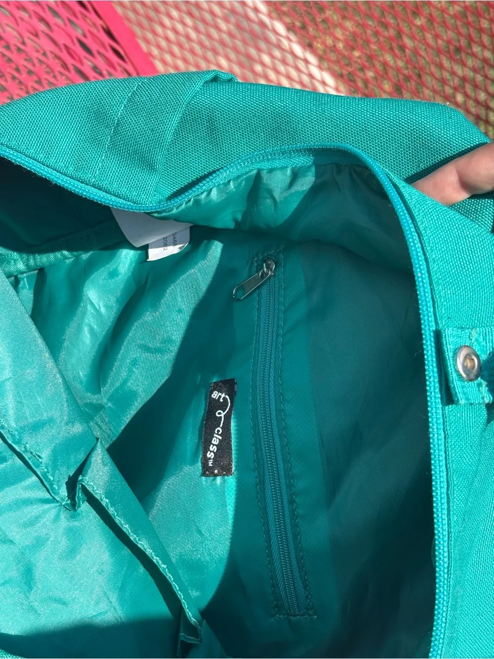 Teal Everyday Canvas Tote Backpack